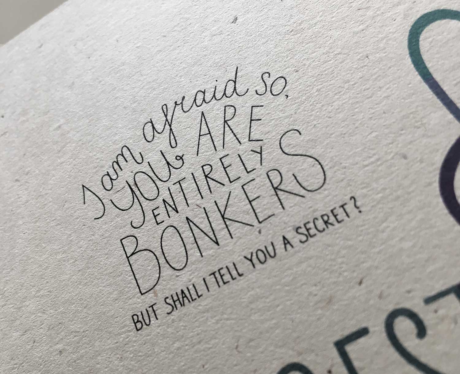 Have I gone mad? Notebook | zazdesign graphic lab